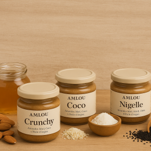 Amlou Crunchy – Le goût authentique du Maroc avec une touche de croquant !