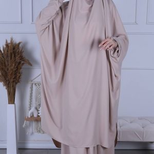 Jilbab crème