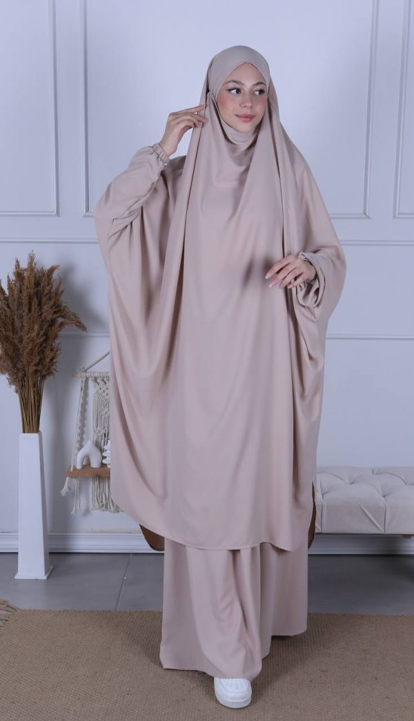 Jilbab crème