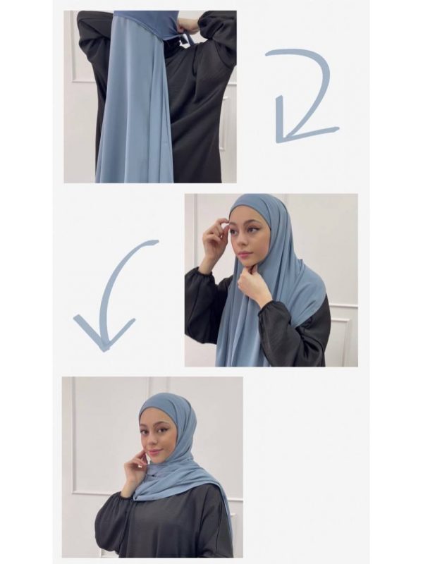 Hijab à enfiler Soie de Medine